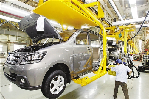 現(xiàn)代化生產(chǎn)車間一角